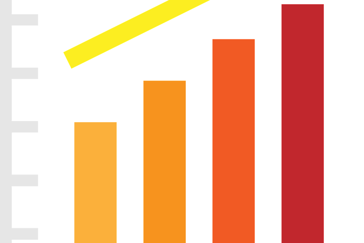 Free graph bar chart vector