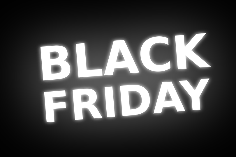 Free black friday minimalist vector