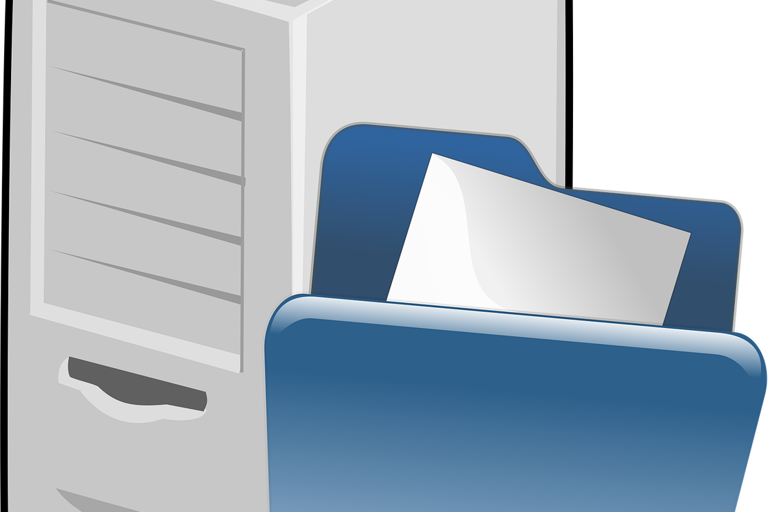 Free computer file network vector